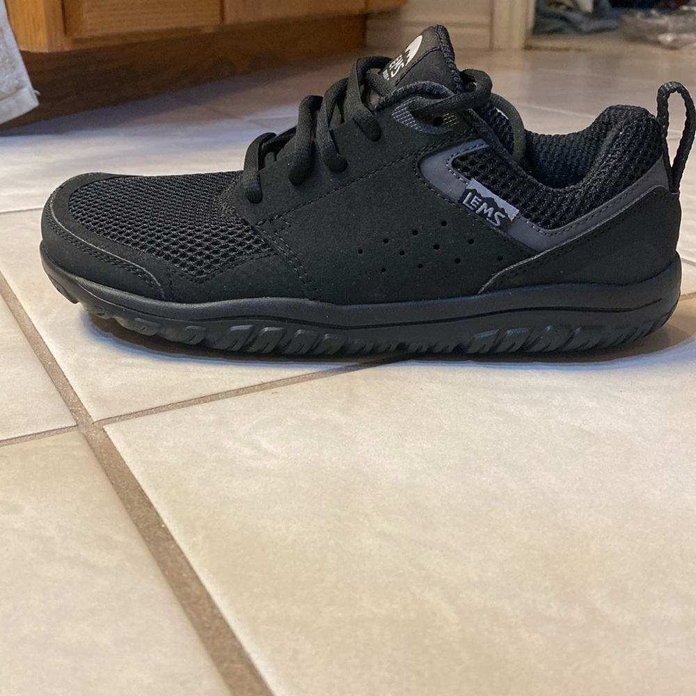 Brand new in box Lems Primal Zen zero gravity shoes in the color Asphalt